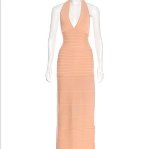 HERVE LEGER halter dress XS (dr1)